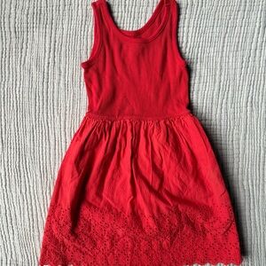 GAP Red Sleeveless Kids Dress